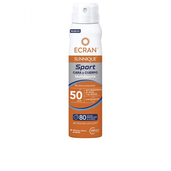 Protetor Solar Ecran Sunnique Sport Fluído Facial e Corporal SPF50 75ml