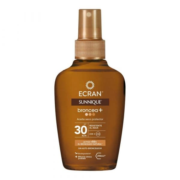 Protetor Solar Ecran Sunnique Broncea+ SPF30 100ml
