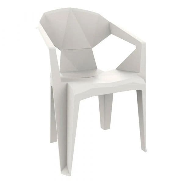 Garbar Cadeira Delta 53x80x55cm Branco