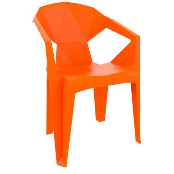 Garbar Cadeira Delta Laranja (4 Unidades)