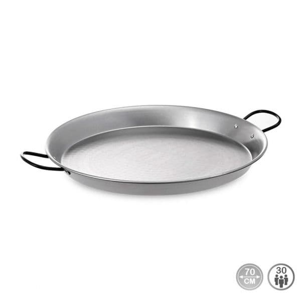 Vaello Paelheira Aço Polido Ø70 cm