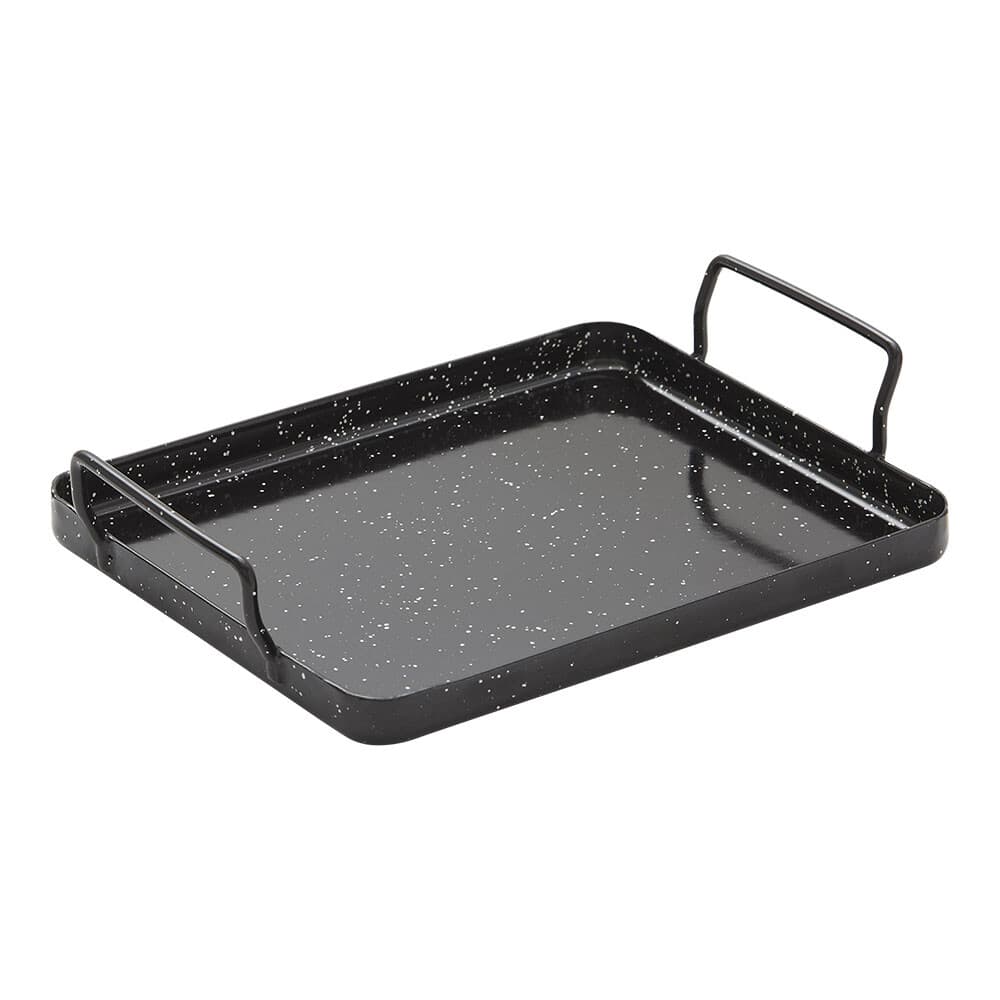 Bandeja de aço esmaltado para forno 17x21x2cm vaello