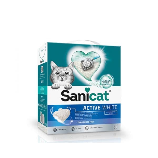 Sanicat Areia Active White Fragance Free 6L