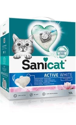 Sanicat Areia Active White Lotus Flower 10L