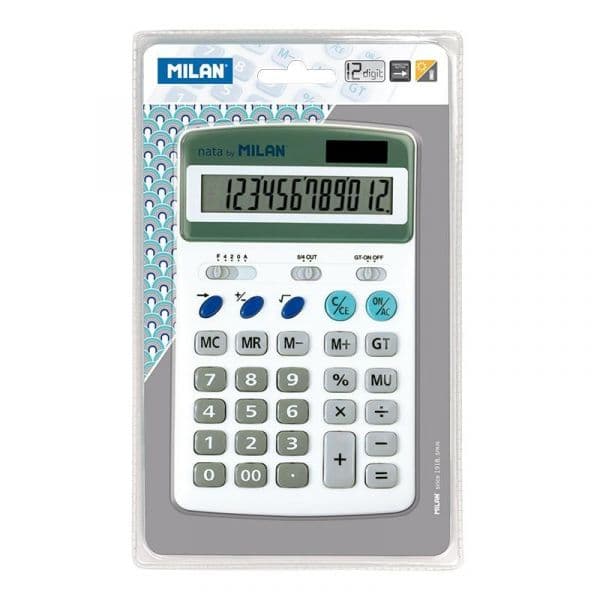 Calculadora Milan Standard 12 Dígitos Branco