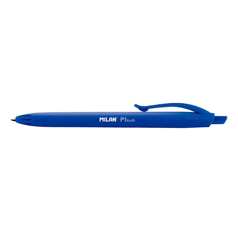 Milan Blister 3 Canetas Azul Tacto Goma Touch