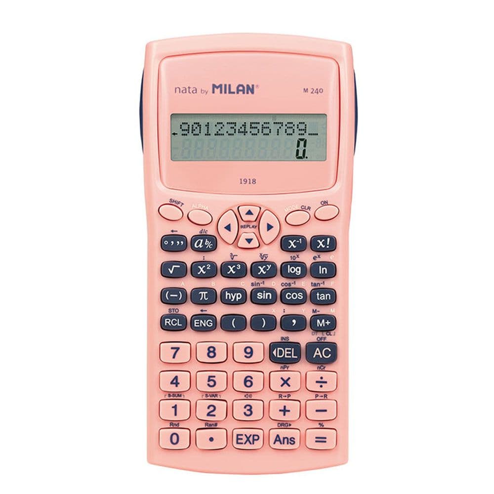 Calculadora Milan Científica M240 Rosa