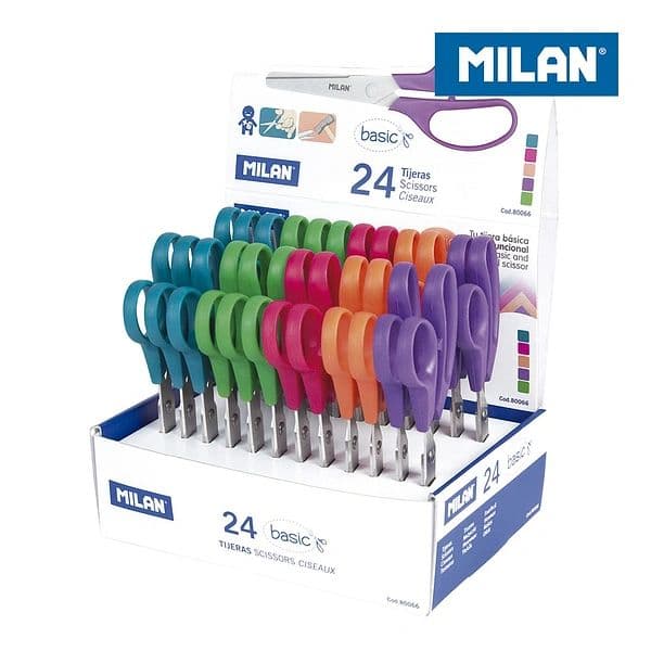 Milan Tesoura Basic Caixa 24 Un.
