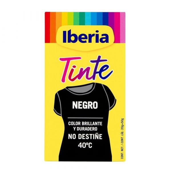Tinta Roupa Preto 40ºC Grand Teint No Destiñe 70g