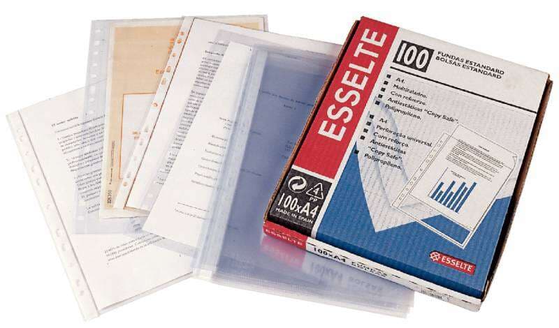 FUNDA FOLIO 120 MC CRISTAL 100UD
