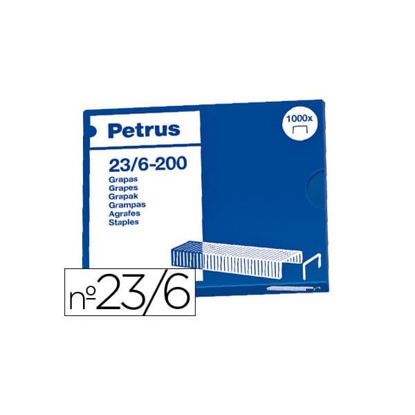 Petrus Caixa 1000 Agrafos n 23/6 Copper - 23600