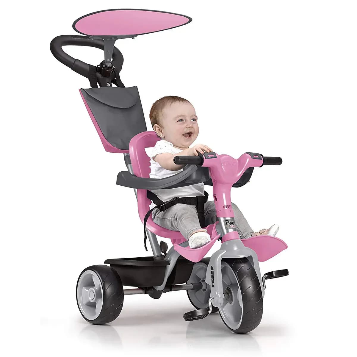 Feber Triciclo Baby Plus Music Rosa