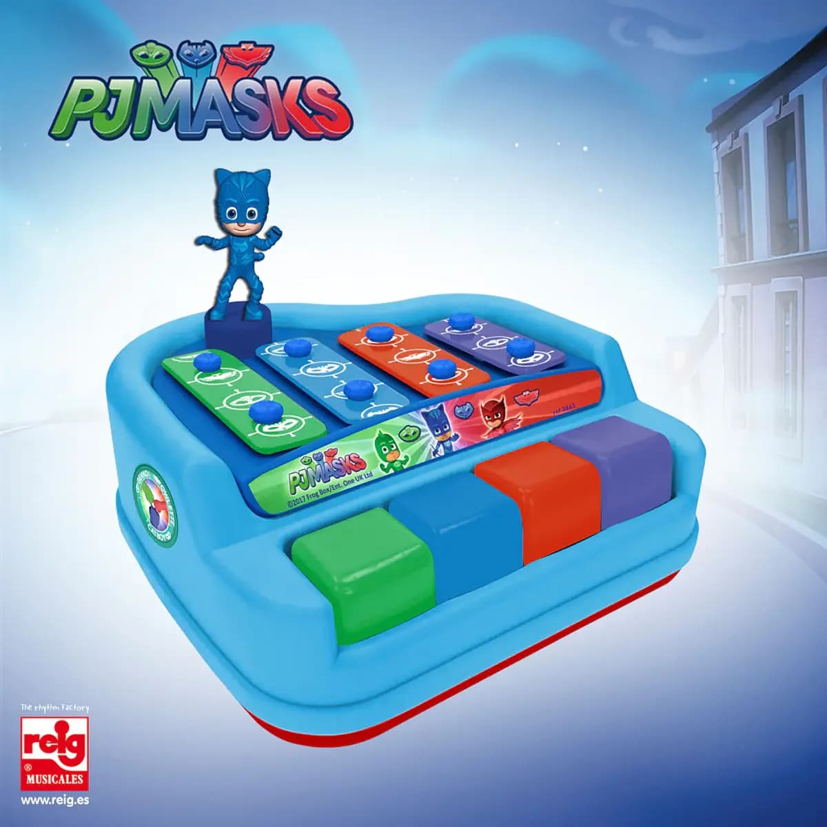 Reig Musicales PJ Masks - Xilofone e Piano 4 Notas - 2863