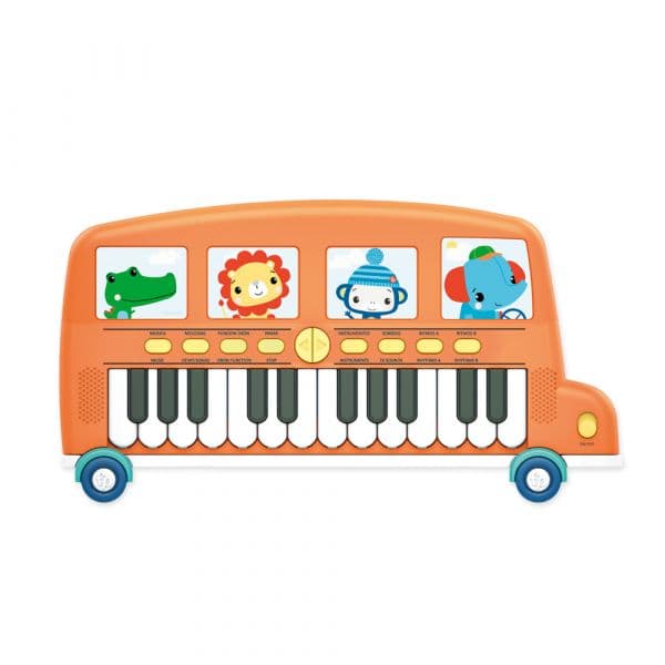 Fisher-Price O Meu Primeiro Piano 245 Teclas Autocarro - RG38024