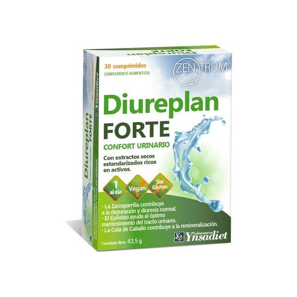 Zentrum Diureplan Forte 30 Comprimidos