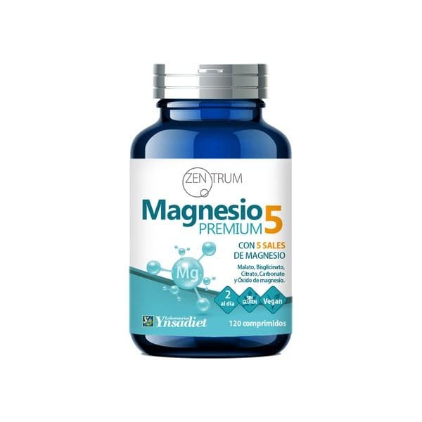 Ynsadiet Zentrum Magnésio Premium 5 120 Comprimidos