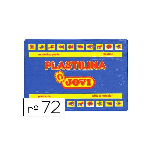Jovi Plasticina 72 Grande 350 gr. Azul Escuro - OFF022160CE