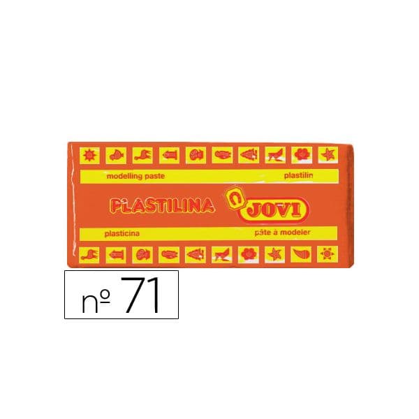 Jovi Plasticina 71 Media. 150 g Laranja - 71-04