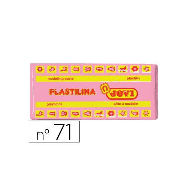Jovi Plasticina 71 Media. 150 g Rosa - 71-07