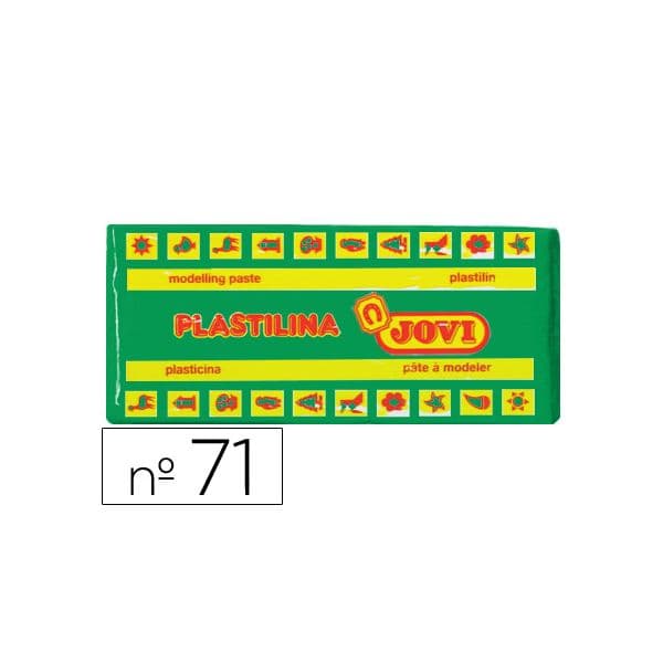 Jovi Plasticina 71 Media. 150 g Verde-claro - 71-10