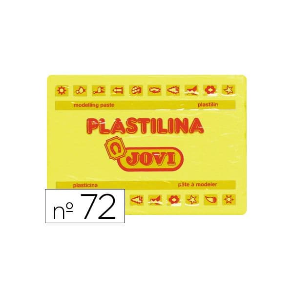 Jovi Plasticina 72 Grande. 350 g Amarela Claro - 72-02