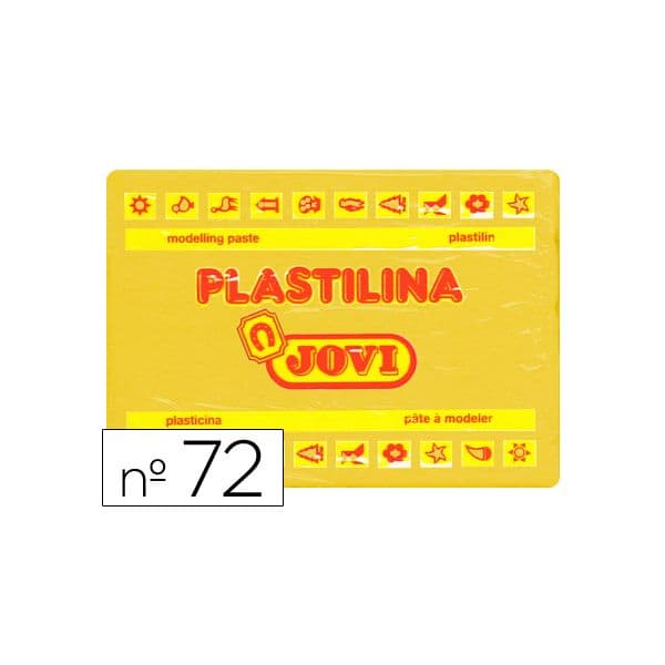 Jovi Plasticina 72 Grande. 350 g Amarela Escuro - 72-03
