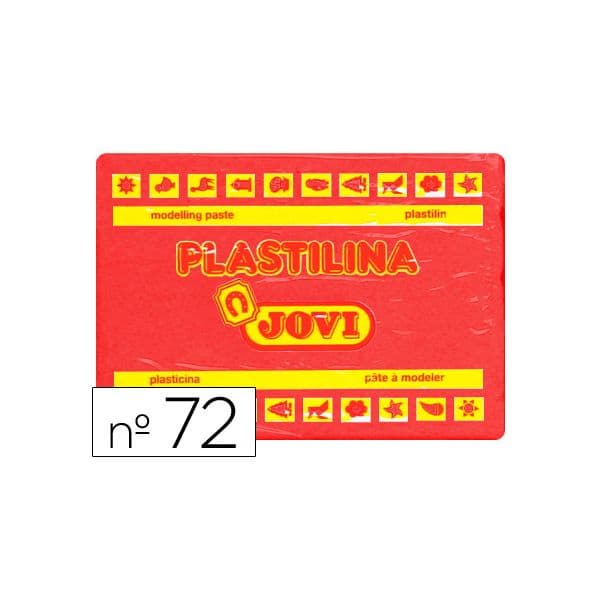 Jovi Plasticina 72 Grande. 350 g Vermelho - 72-05