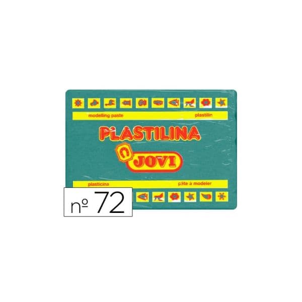 Jovi Plasticina 72 Grande. 350 g Verde-escuro - 72-11