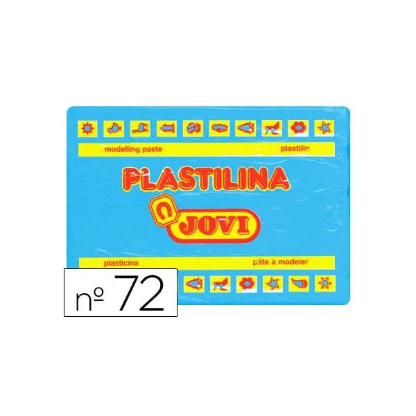 Jovi Plasticina 72 Grande. 350 g Azul Claro - 72-12