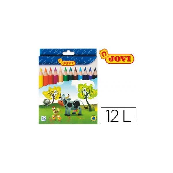 Jovi Lápis de Cor Maxi Triangular 12 un. - 735/12