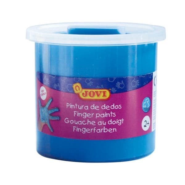Jovi Pintura a Dedos Azul Opaco 125ml  5 Unidades
