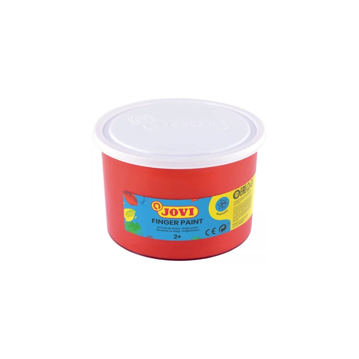 Pintura a dedos jovi 500 ml vermelho