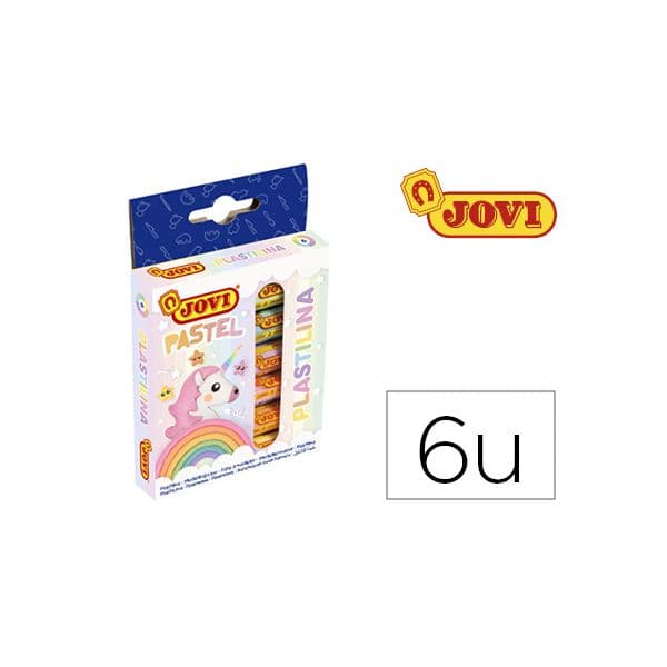 Jovi Plasticina 90 Estojo 6 un. Cores Pastel Sortidas 15 G - OFF154718CE