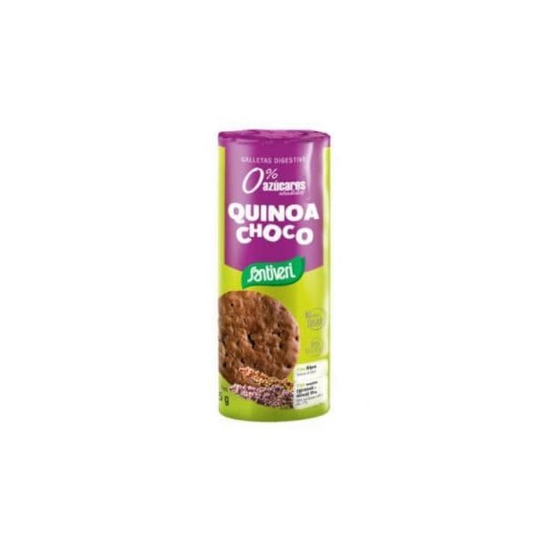 Santiveri Bolacha Digestiva Quinoa e Choco 0% Açúcar 190g