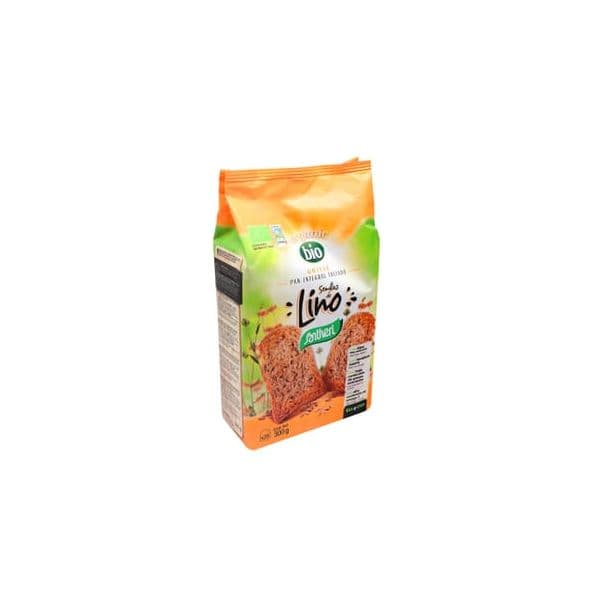 Santiveri Grillé Pão 100% Integral Torrado Sementes de Linho Bio 240g