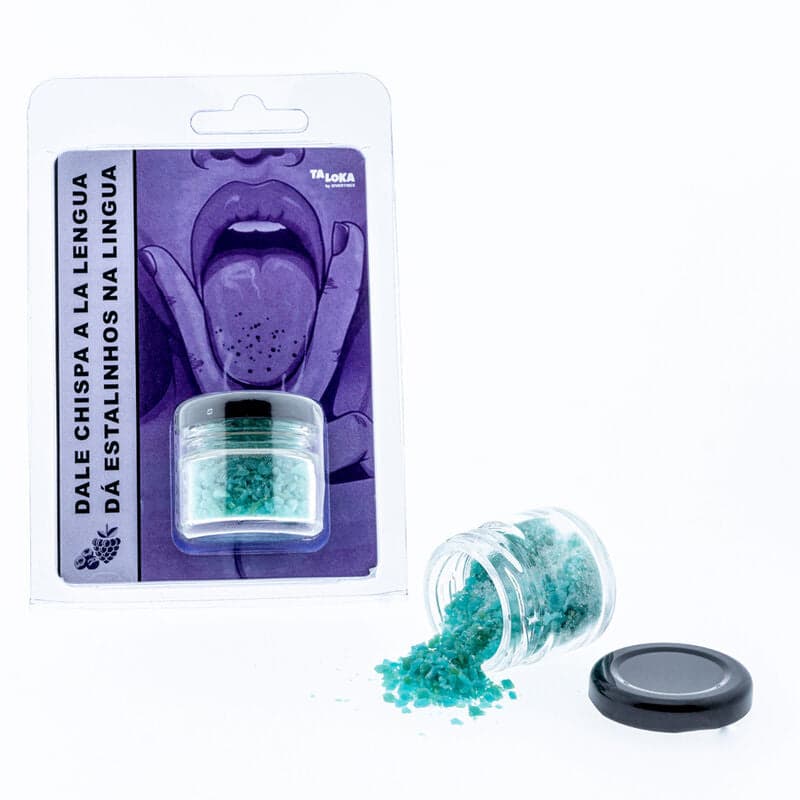 Taloka Espumante para a Língua! Beijos Mágicos de Framboesa Azul