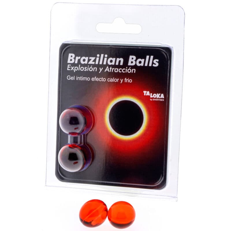 Taloka 2 Bolas Brasileiras Gel Efeito Efeito Quente e Frio