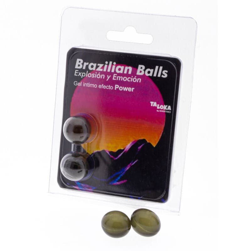 Diverty Sex Set 2 Brazilian Balls Gel Excitante Efecto Power