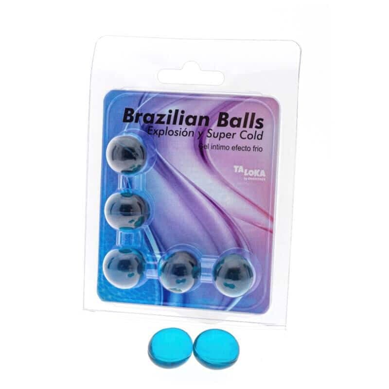 Diverty Sex Set 5 Brazilian Balls Gel Excitante Efecto Frío