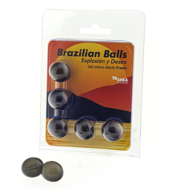 Diverty Sex Set 5 Brazilian Balls Gel Excitante Efecto Fresh