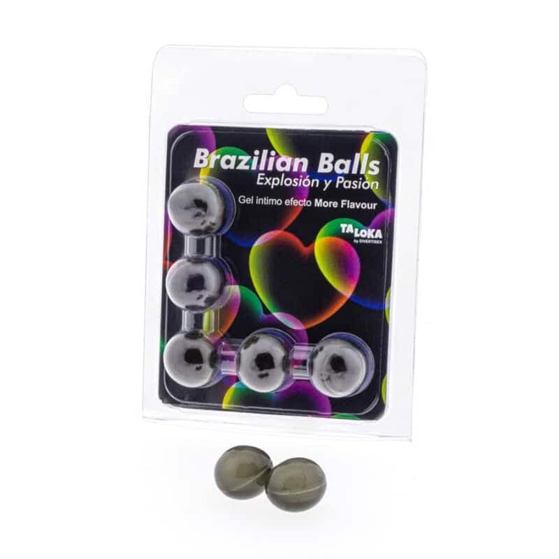 Diverty Sex Set 5 Brazilian Balls Gel Excitante Efecto More Flavor/Más