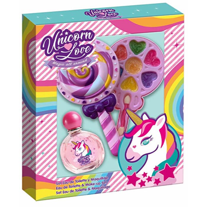 Eau My Unicorn Gift set EDT 50 ml and makeup palette