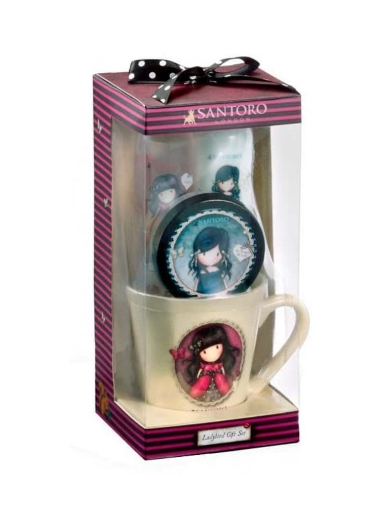Santoro Gorjuss Ladybird Kit Caneca + Shower Gel + Body Lotion + Body Scrub
