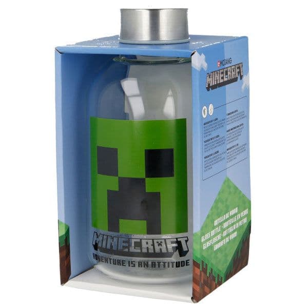 Stor Garrafa de Vidro Minecraft 620ml