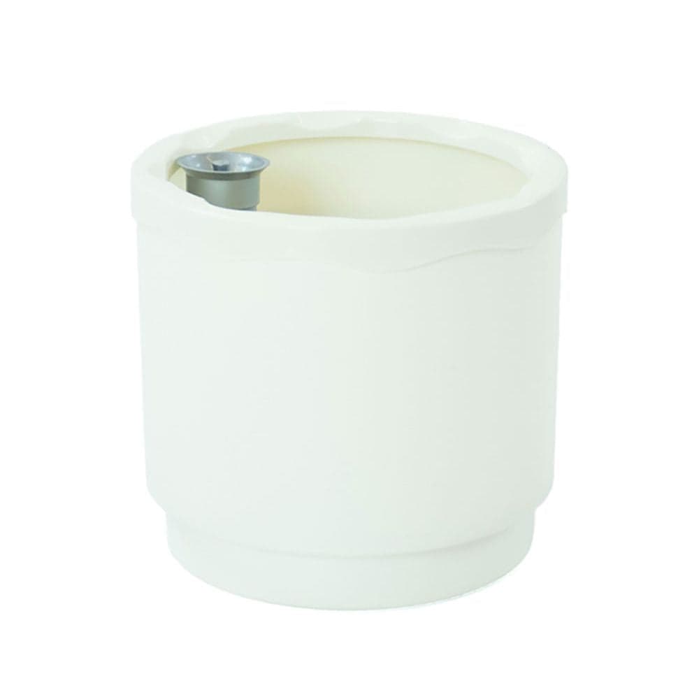 Plastiken Vaso Autoirrigável 22cm Branco