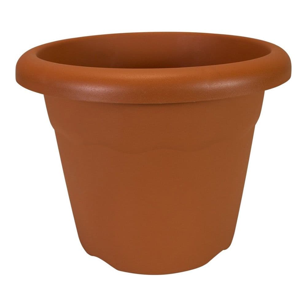 VASO DE INJEÇÃO DE COR TERRACOTA Ø26X19CM