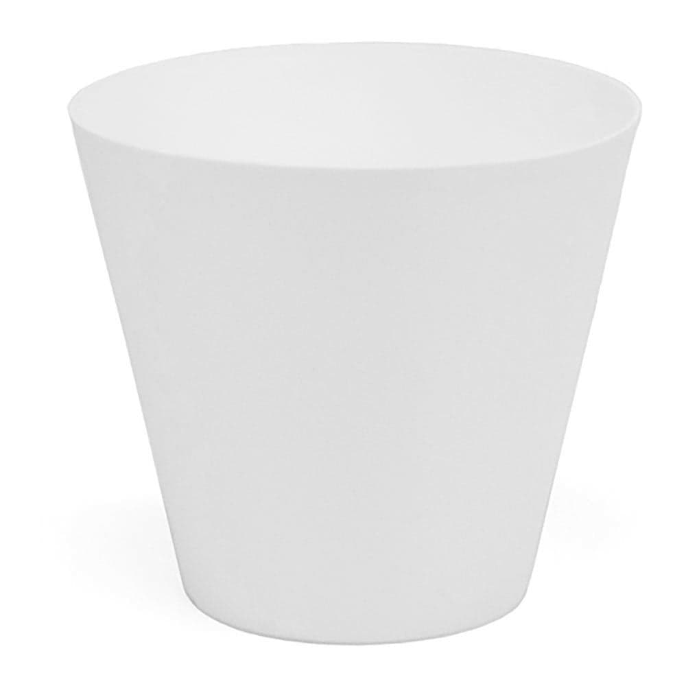 VASO TIPO CONE DE INJEÇÃO COR BRANCO Ø22CM PLASTIKEN