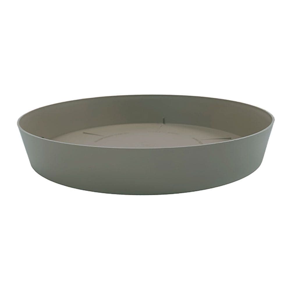 PRATO DE INJEÇÃO PARA VASO COR TAUPE Ø28X4,4CM