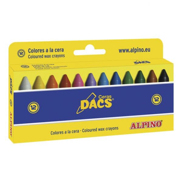 Dacs Lápis de Cera 12 Cores