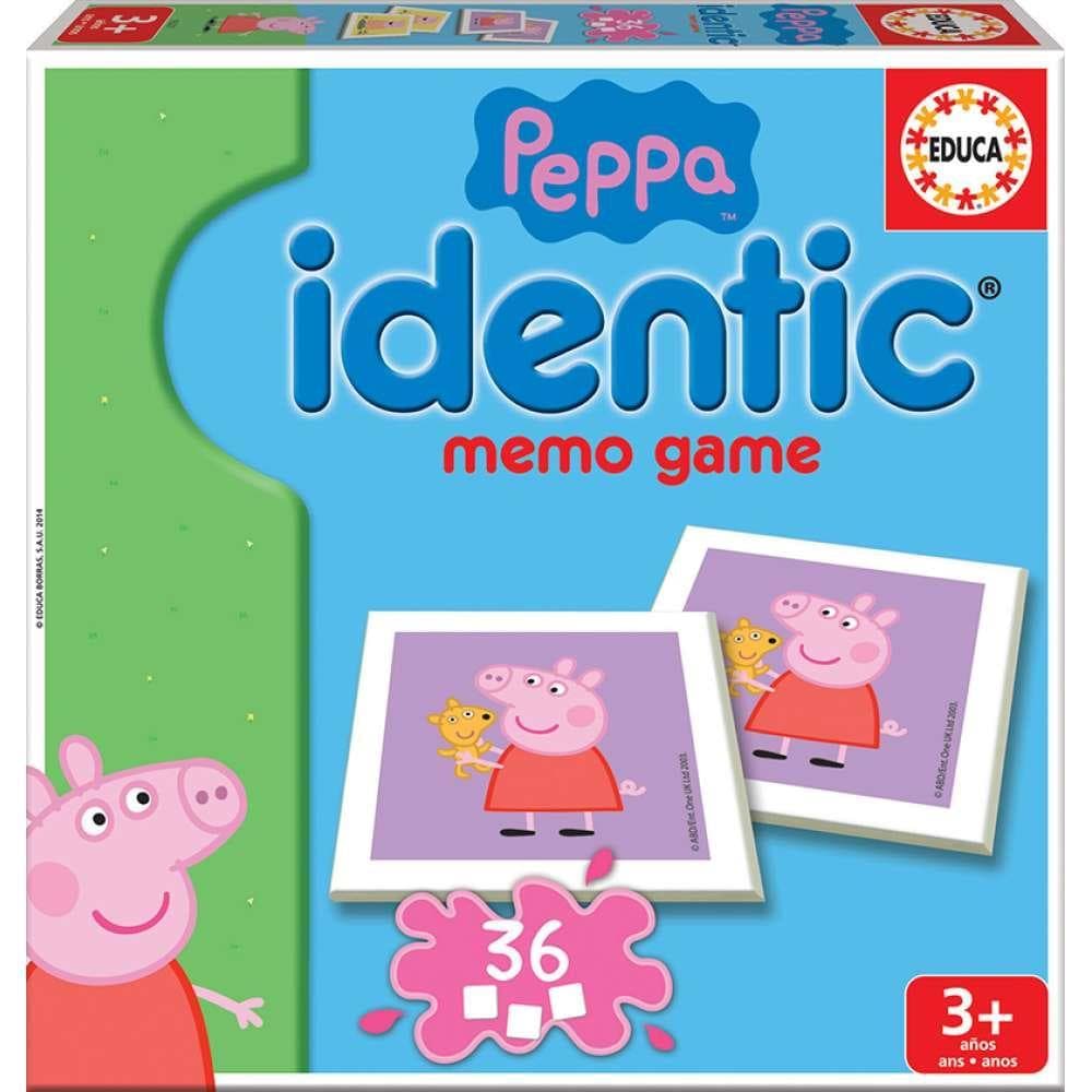Educa Jogo Memória Identic 36 Cartões - Porquinha Peppa - 16227